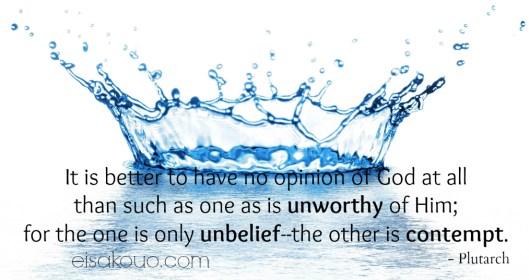 No Opinion of God