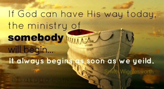 the ministry of somebody