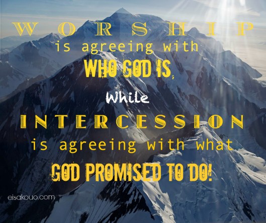 worship and intercession